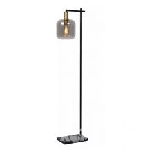 Joanet lampa podłogowa E27 10W czarno/złota